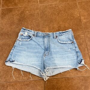 Abercrombie & Fitch Light Blue Jean Shorts